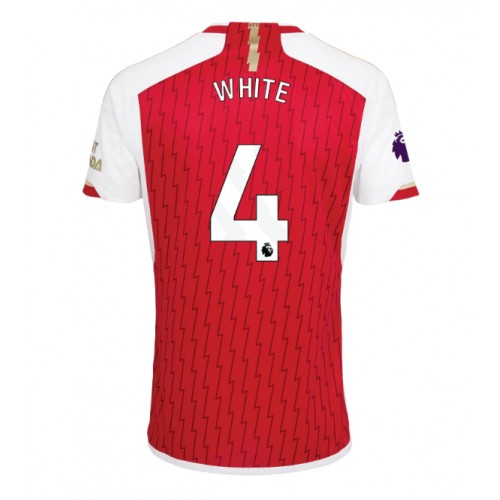 Moški Nogometni dresi Arsenal Benjamin White #4 Domači 2023-24 Kratek Rokav